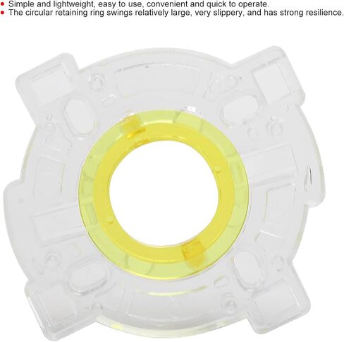 Joysticks Restrictor Gate Plate Restrictor Parts Joystick Accessories for Game Console, Round/Octagonal Retaining Ring(Round retaining Ring) in Saudi Arabia
