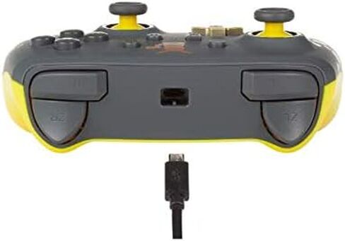 PowerA - وحدة تحكم سلكية محسنة لجهاز Nintendo Switch - Pokémon: Pikachu Gray in Kuwait