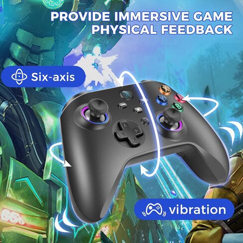 استبدال وحدة التحكم اللاسلكية GLOWANT لجهاز تحكم Nintendo Switch، عصا التحكم اللاسلكية Pro Gamepad مع اهتزاز مزدوج وبطارية مدمجة قابلة لإعادة الشحن بقدرة 1000 مللي أمبير في الساعة متوافقة مع وحدة تحكم Switch in Kuwait