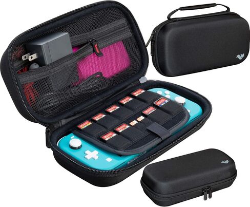 ButterFox Extra Large Carrying Case for Nintendo Switch Lite, Fits Charger, Compatible with JETech Protective Case and Most Grips, Game and Accessories Storage (BLACK) in Kuwait