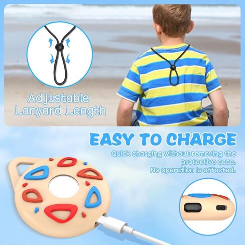 حافظة Alquar متوافقة مع Pokemon Go Plus + Case، حافظة واقية مضادة للخدش مصنوعة من السيليكون الكرتوني اللطيفة مضادة للخدش لـ Pokemon Go Plus مع 2 سلسلة مفاتيح و2 حبل - أصفر فاتح in Kuwait