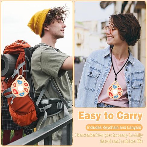 حافظة Alquar متوافقة مع Pokemon Go Plus + Case، حافظة واقية مضادة للخدش مصنوعة من السيليكون الكرتوني اللطيفة مضادة للخدش لـ Pokemon Go Plus مع 2 سلسلة مفاتيح و2 حبل - أصفر فاتح in Kuwait