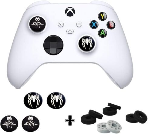 اغطية سيليكون لمقبض الابهام، واقيات عصا التحكم، اغطية عصا التحكم متوافقة مع بلاي ستيشن 5 وبلاي ستيشن 4 وبلاي ستيشن 3 وبلاي ستيشن 2 واكس بوكس ون 360 ونينتيند سويتش برو in Kuwait