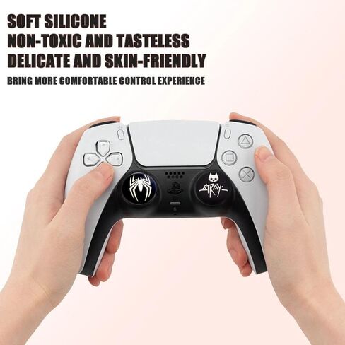 اغطية سيليكون لمقبض الابهام، واقيات عصا التحكم، اغطية عصا التحكم متوافقة مع بلاي ستيشن 5 وبلاي ستيشن 4 وبلاي ستيشن 3 وبلاي ستيشن 2 واكس بوكس ون 360 ونينتيند سويتش برو in Kuwait