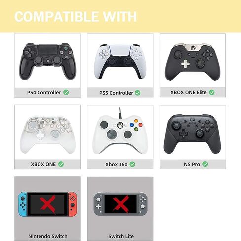 اغطية سيليكون لمقبض الابهام، واقيات عصا التحكم، اغطية عصا التحكم متوافقة مع بلاي ستيشن 5 وبلاي ستيشن 4 وبلاي ستيشن 3 وبلاي ستيشن 2 واكس بوكس ون 360 ونينتيند سويتش برو in Kuwait