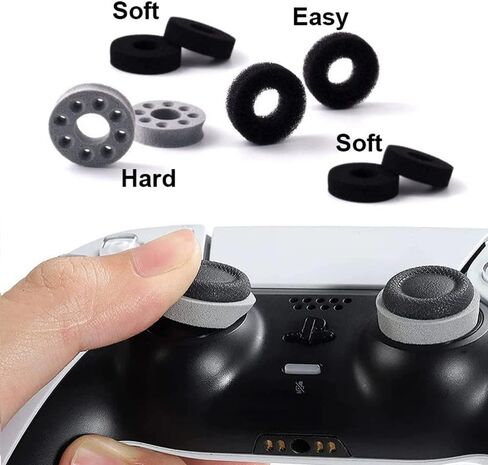 اغطية سيليكون لمقبض الابهام، واقيات عصا التحكم، اغطية عصا التحكم متوافقة مع بلاي ستيشن 5 وبلاي ستيشن 4 وبلاي ستيشن 3 وبلاي ستيشن 2 واكس بوكس ون 360 ونينتيند سويتش برو in Kuwait