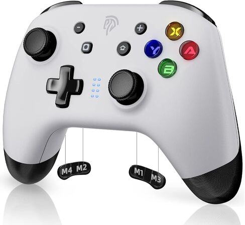 وحدة تحكم ألعاب بلوتوث EasySMX للتبديل / الكمبيوتر الشخصي / iPhone / Android، وحدات تحكم Switch Pro مع مشبك هاتف، لوحة ألعاب لاسلكية عن بعد مع ضوء LED / قابلة للبرمجة / التحكم في الحركة / الاهتزاز / توربو / الاستيقاظ in Kuwait