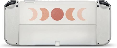 Tacky Design Moon Skin Compatible with Nintendo Switch OLED Skin - Vinyl 3M Nintendo Switch OLED Stickers Set - Cute Switch OLED Skin for Console, Dock, Joy Con Wrap - Decal Full Wrap in Saudi Arabia