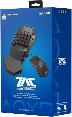 PlayStation 4 TAC Pro Type M2 (Doom Edition) Programmable KeyPad and Mouse Controller for FPS Games by HORI - Officially Licensed by Sony & Bethesda in Kuwait
