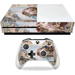 غلاف MightySkins من ألياف الكربون لجهاز Microsoft Xbox One S - Midnight Blossom | لمسة نهائية واقية ومتينة من ألياف الكربون | سهل التطبيق والإزالة وتغيير الأنماط | صنع في الولايات المتحدة الأمريكية in Kuwait