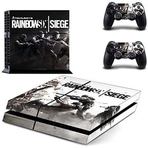 MightyStickers - Tom Clancy's Rainbow Six Siege War PS4 Wrap Skin Game Console + 2 Controller Decal Vinyl Protective Covers Stickers Sony PlayStation 4 in Saudi Arabia