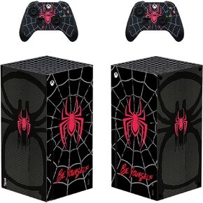 XB Series S Slim Console Controllers Skin Decals Spider Vinyl Stickers Wrap for XB Series S Console Hero
