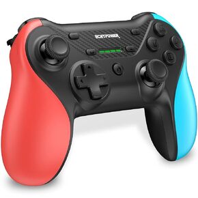 ALIENGT 【ترقية 】 وحدة تحكم لاسلكية احترافية متوافقة مع Switch/Switch Lite، عصا التحكم في لوحة الألعاب عن بعد، وحدة تحكم لاسلكية لوحدة تحكم Switch مع وظيفة Turbo/6 محاور جيروسكوبية/Amibo/الاستيقاظ/لقطة الشاشة in Kuwait