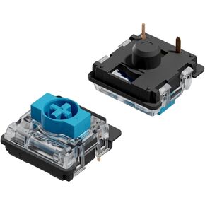 Ranked Gateron ks-27 Low Profile Key Switches for Mechanical Gaming Keyboards | Plate Mounted (Gateron Blue, 10 Pcs)