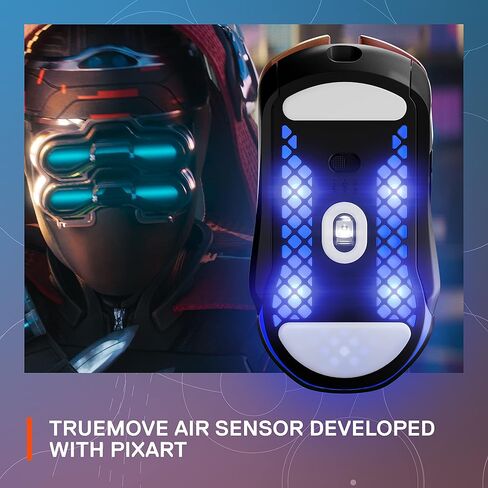 SteelSeries Aerox 5 Wireless – Destiny 2: Lightfall Edition – ماوس ألعاب خفيف الوزن 74 جرام – 18000 CPI – مستشعر TrueMove Air البصري – مقاوم للماء – عمر بطارية يزيد عن 180 ساعة – عناصر مجانية داخل اللعبة in Kuwait