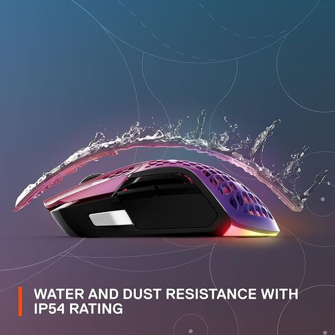 SteelSeries Aerox 5 Wireless – Destiny 2: Lightfall Edition – ماوس ألعاب خفيف الوزن 74 جرام – 18000 CPI – مستشعر TrueMove Air البصري – مقاوم للماء – عمر بطارية يزيد عن 180 ساعة – عناصر مجانية داخل اللعبة in Kuwait