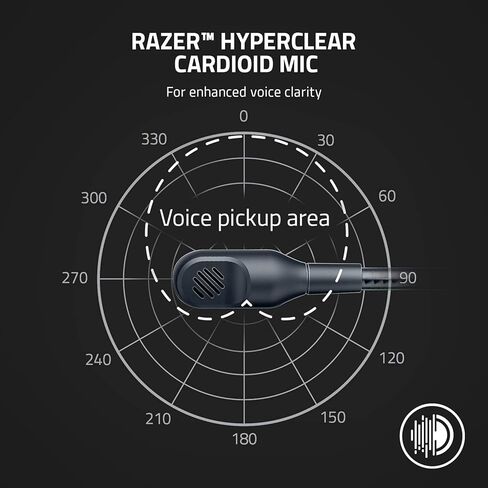 Razer Kaira X Wired Headset for Xbox Series X|S, Xbox One, PC, Mac & Mobile Devices: Triforce 50mm Drivers - HyperClear Cardioid Mic - Memory Foam Ear Cushions - On-Headset Controls - Black (Renewed) in Kuwait