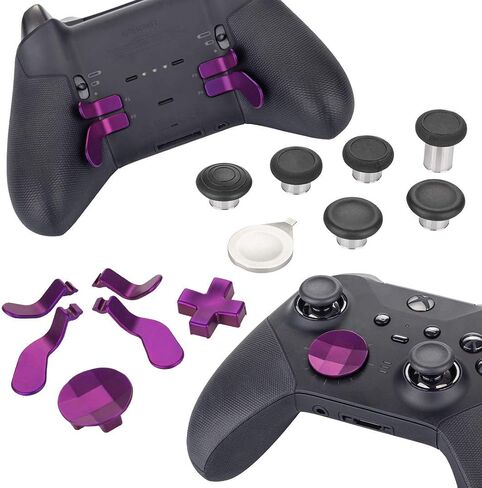 Venom Elite Series 2 Controller Replacement Part Custom Accessory Kit - Purple (Xbox One / Xbox Series X) (Xbox One) in Saudi Arabia