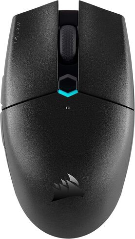 ماوس ألعاب Corsair Katar Pro لاسلكي، خفيف الوزن FPS/MOBA مع تقنية Slipstream، شكل متماثل مدمج، 10000 نقطة في البوصة - أسود (متجدد) in Saudi Arabia