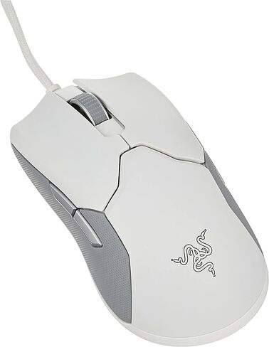 Razer Viper Ultralight Ambidextrous Wired Gaming Mouse: 2nd Generation Optical Mouse Switches 5G Optical Sensor - 71g Lightweight Design - Speedflex Cable - Mercury White in Saudi Arabia