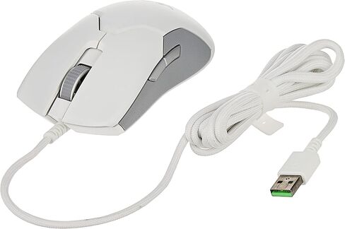 Razer Viper Ultralight Ambidextrous Wired Gaming Mouse: 2nd Generation Optical Mouse Switches 5G Optical Sensor - 71g Lightweight Design - Speedflex Cable - Mercury White in Saudi Arabia