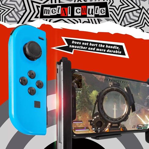 Switch Joycon Controller Holder Compatible with iPhone/iPhone Pro Max, Joy Con Game Controller for Each Size iPhone, Gaming Controller holder kit, Need Upgrade to IOS16 or Above. in Kuwait
