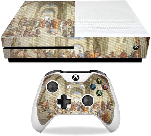 غلاف MightySkins من ألياف الكربون لجهاز Microsoft Xbox One S - Midnight Blossom | لمسة نهائية واقية ومتينة من ألياف الكربون | سهل التطبيق والإزالة وتغيير الأنماط | صنع في الولايات المتحدة الأمريكية in Kuwait
