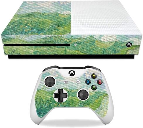 غلاف MightySkins من ألياف الكربون لجهاز Microsoft Xbox One S - Midnight Blossom | لمسة نهائية واقية ومتينة من ألياف الكربون | سهل التطبيق والإزالة وتغيير الأنماط | صنع في الولايات المتحدة الأمريكية in Kuwait