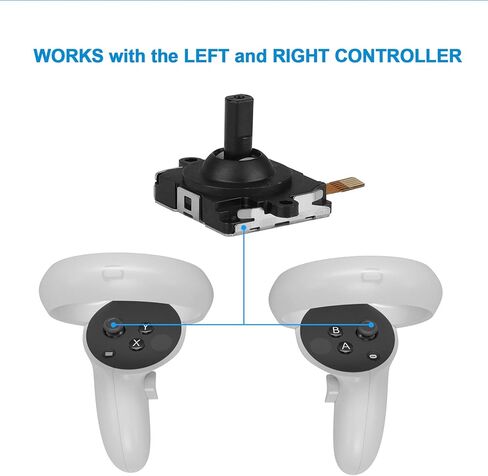 عصا تحكم بديلة متوافقة مع وحدة تحكم اوكيولوس كويست 2، اكسسوارات عصي الابهام وقطع انالوج لاصلاح الانجراف in Kuwait