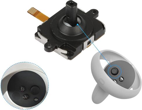 عصا تحكم بديلة متوافقة مع وحدة تحكم اوكيولوس كويست 2، اكسسوارات عصي الابهام وقطع انالوج لاصلاح الانجراف in Kuwait