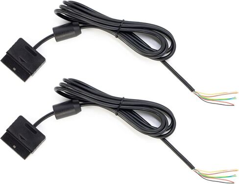 risingsaplings 2pcs for ps1 ps2 Controller Repair Cable 8 pins Output Cord Wires for Replacement About 1.8M / 6FT in Kuwait