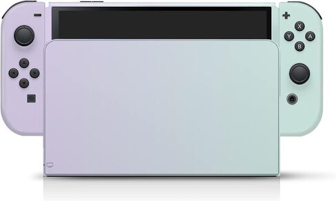 Tacky Design Classic Solid Color Skin Compatible with Nintendo Switch OLED Skin - Vinyl 3M Nintendo Switch OLED Stickers Set - Cute Switch OLED Skin for Console, Dock, Joy Con Wrap - Decal Full Wrap in Saudi Arabia