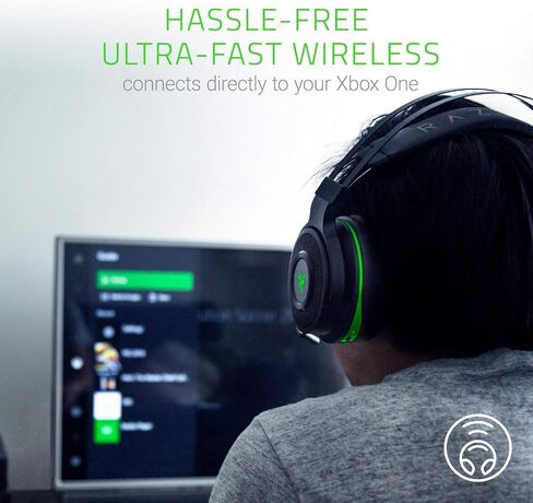 Razer Thresher For Xbox One: Windows Sonic Surround - Lag-Free Wireless Connection - Retractable Digital Microphone - Gaming Headset Works with PC & Xbox One (Renewed) in Saudi Arabia