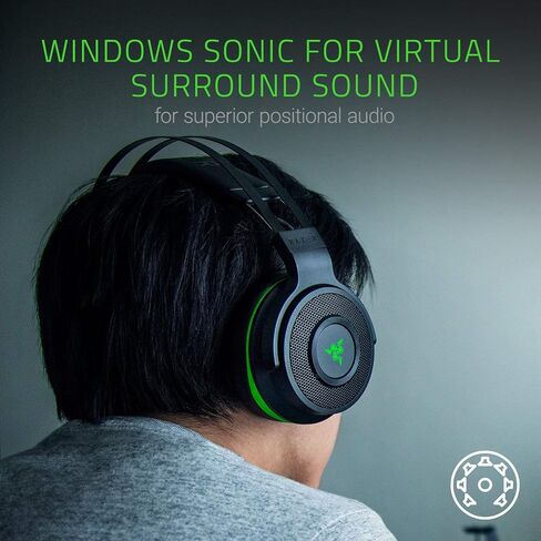 Razer Thresher For Xbox One: Windows Sonic Surround - Lag-Free Wireless Connection - Retractable Digital Microphone - Gaming Headset Works with PC & Xbox One (Renewed) in Saudi Arabia