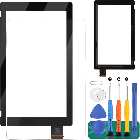 for Nintendo Switch Touch Screen Replacement HAC-001(-01) Digitizer Sensor V2 Touch Digitizer Panel Glass Repair Parts Kits (V2 HAC-001(-01) Touch Screen) in Saudi Arabia