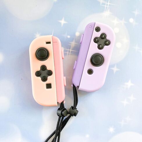 زوج من حزام المعصم من BelugaDesign Pastel Joy-Con | إكسسوار معصم وحدة التحكم متوافق مع Nintendo Switch JoyCons (وردي) in Saudi Arabia