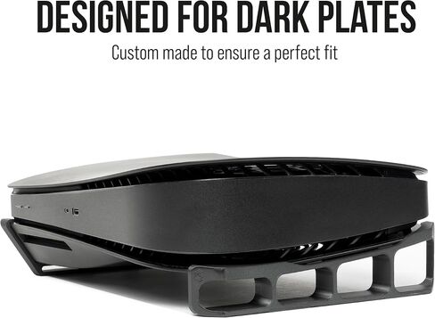 Glistco Skates - حامل أفقي لجهاز PS5 - متوافق مع Dbrand Dark Plates 2.0 (إصدار القرص) in Kuwait