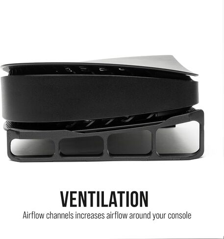 Glistco Skates - حامل أفقي لجهاز PS5 - متوافق مع Dbrand Dark Plates 2.0 (إصدار القرص) in Kuwait