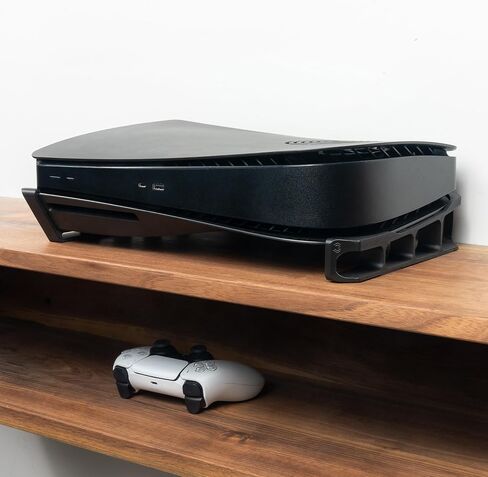 Glistco Skates - حامل أفقي لجهاز PS5 - متوافق مع Dbrand Dark Plates 2.0 (إصدار القرص) in Kuwait
