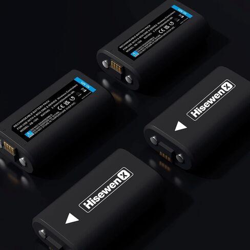 Hisewen Rechargeable Controller Battery Pack for Xbox Series X|S/Xbox One/Xbox One X/Xbox One S/Xbox One Elite Wireless Controller, 2Pack 1400mAh Ni-MH Replacement Battery in Saudi Arabia