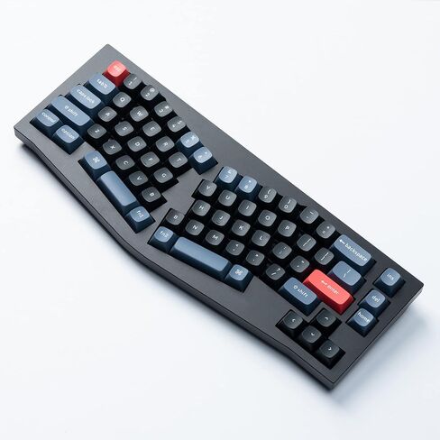 Keychron Q8 Alice 65% Layout Gasket Hot Swappable Custom Mechanical Keyboard, QMK Programmable, RGB Backlit Type-C Wired Aluminum Ergonomic Keyboard for Mac Windows, Gateron G Pro Red Switch in Saudi Arabia
