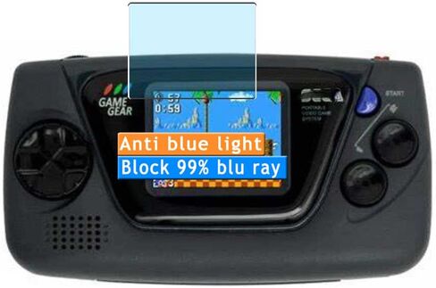 فاكسون واقي شاشة مضاد للضوء الازرق من 3 قطع، متوافق مع ملصق واقي الشاشة مايكرو من البولي يوريثين الحراري من سيجا جيم جير [ليس من الزجاج المقسى] in Kuwait