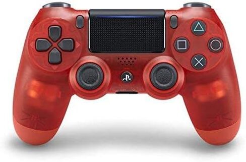 وحدة التحكم اللاسلكية Dualshock 4 من سوني لجهاز بلاي ستيشن 4 - كريستال أحمر - بلاي ستيشن 4 (متجددة) in Kuwait