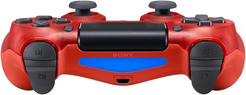 وحدة التحكم اللاسلكية Dualshock 4 من سوني لجهاز بلاي ستيشن 4 - كريستال أحمر - بلاي ستيشن 4 (متجددة) in Kuwait