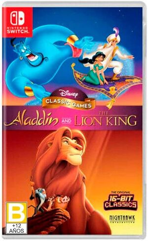 Nighthawk Interactive Disney Classic Games: Aladdin and The Lion King - Nintendo Switch in Saudi Arabia