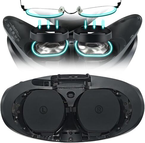 فاصل نظارات KOEBSHPE لـ PSVR2، غطاء عدسة لـ PSVR2، ملحقات لـ PSVR2 بما في ذلك حلقات فاصل النظارات المضادة للخدش وأغطية غطاء حماية العدسة من السيليكون لـ PSVR2 in Kuwait