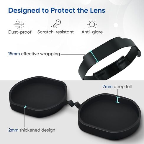 فاصل نظارات KOEBSHPE لـ PSVR2، غطاء عدسة لـ PSVR2، ملحقات لـ PSVR2 بما في ذلك حلقات فاصل النظارات المضادة للخدش وأغطية غطاء حماية العدسة من السيليكون لـ PSVR2 in Kuwait