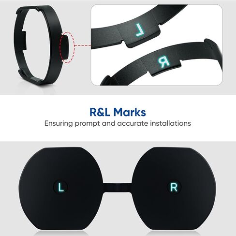 فاصل نظارات KOEBSHPE لـ PSVR2، غطاء عدسة لـ PSVR2، ملحقات لـ PSVR2 بما في ذلك حلقات فاصل النظارات المضادة للخدش وأغطية غطاء حماية العدسة من السيليكون لـ PSVR2 in Kuwait