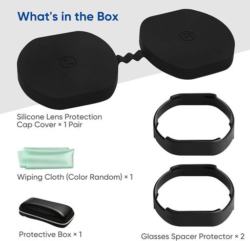 فاصل نظارات KOEBSHPE لـ PSVR2، غطاء عدسة لـ PSVR2، ملحقات لـ PSVR2 بما في ذلك حلقات فاصل النظارات المضادة للخدش وأغطية غطاء حماية العدسة من السيليكون لـ PSVR2 in Kuwait