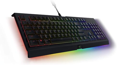 ريزر كيبورد كروما برو للالعاب من سينوسا: اضاءة كروما RGB قابلة للتخصيص مع اضاءة داخلية - مفاتيح باضاءة خلفية فردية - تصميم مقاوم للانسكاب - وظيفة ماكرو قابلة للبرمجة in Kuwait